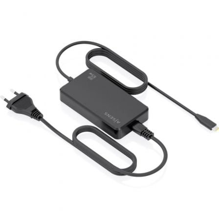 Cargador Sobremesa GaN Aisens ASCH-1PD65D068-BK/ 1xUSB Tipo-C/ 65W