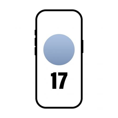 Smartphone Apple iPhone 17 256GB/ 6.3'/ 5G/ Azul Neblina